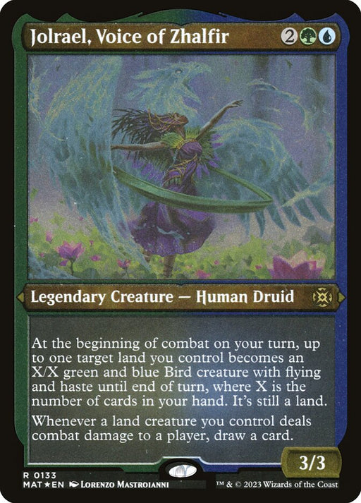 Jolrael, Voice of Zhalfir - Etched - Inverted - Legendary - Etched (Foil)