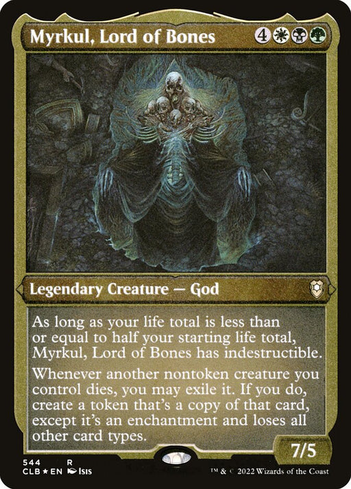 Myrkul, Lord of Bones - Etched - Inverted - Legendary - Etched (Foil)