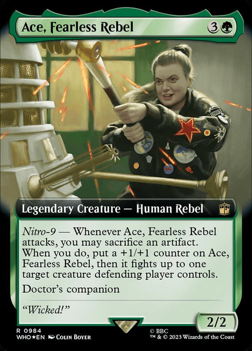 Ace, Fearless Rebel - Extended Art - Legendary - Surge Foil (Foil)