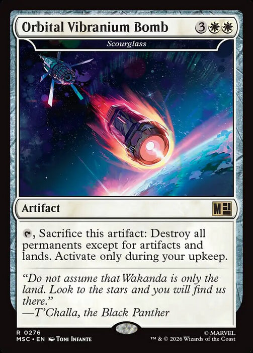 Orbital Vibranium Bomb - Scourglass - Surge Foil (Foil)
