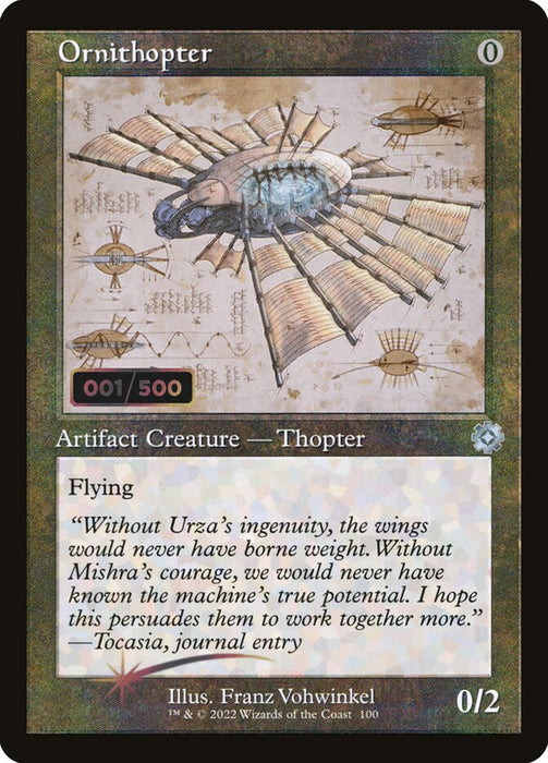 Ornithopter - Retro Frame (Foil)