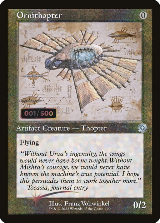 Ornithopter - Retro Frame (Foil)