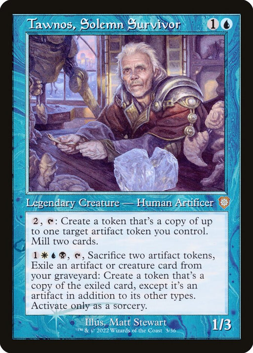 Tawnos, Solemn Survivor - Retro Frame