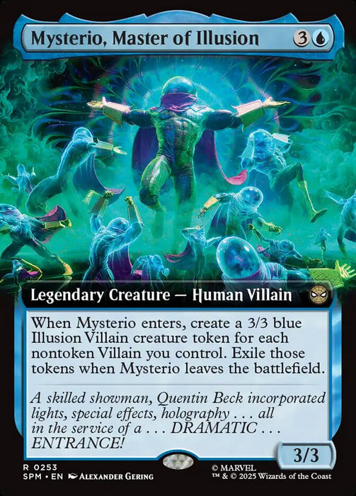 Mysterio, Master of Illusion - Extended Art - Legendary (Foil)