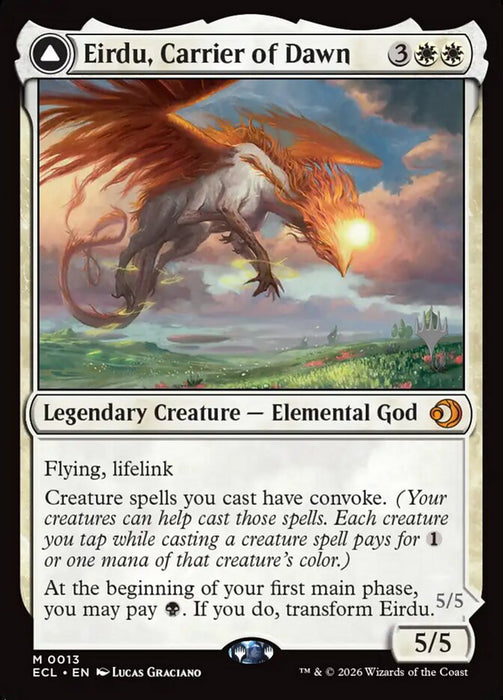 Eirdu, Carrier of Dawn // Isilu, Carrier of Twilight - Legendary