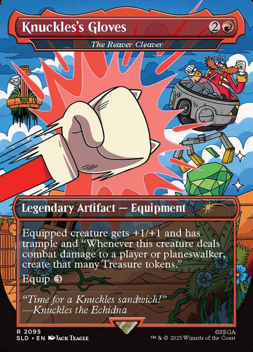 Knuckles's Gloves - The Reaver Cleaver - Borderless - Legendary (Foil)