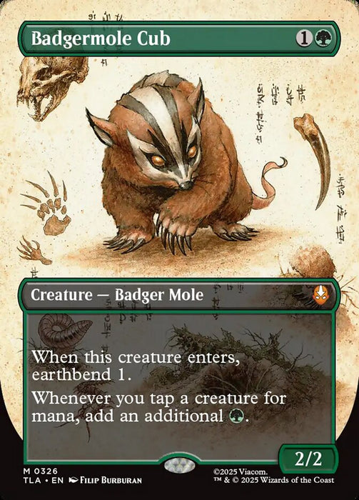 Badgermole Cub - Borderless - Full Art - Inverted (Foil)