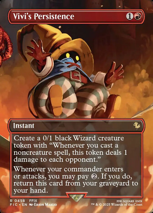 Vivi's Persistence - Borderless - Full Art - Inverted (Foil)