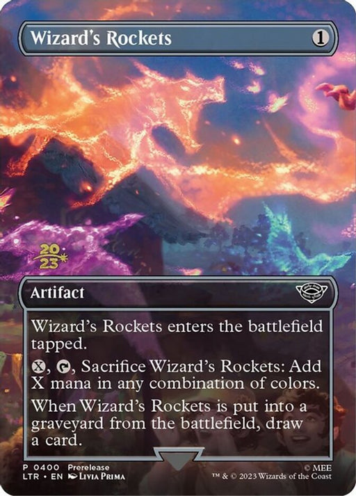 Wizard's Rockets - Borderless - Full Art - Inverted (Foil)