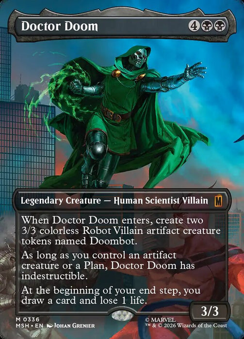 Doctor Doom - Borderless - Inverted - Legendary (Foil)