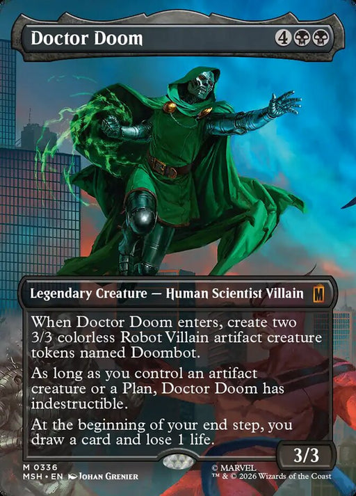 Doctor Doom - Borderless - Inverted - Legendary (Foil)