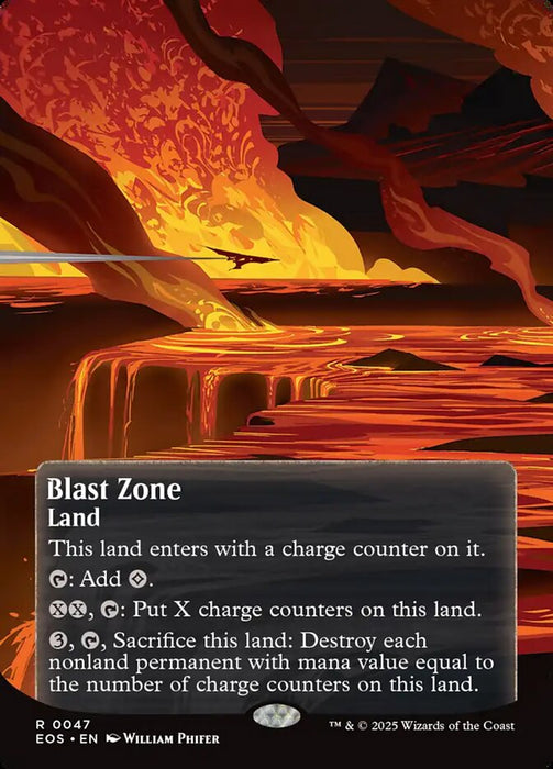 Blast Zone - Borderless - Full Art - Inverted (Foil)
