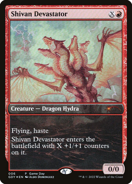 Shivan Devastator - Full Art - Inverted (Foil)