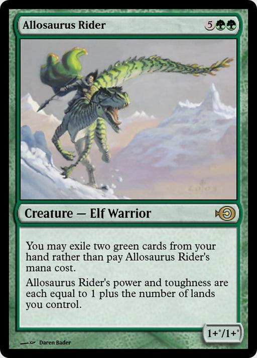 Allosaurus Rider (Foil)