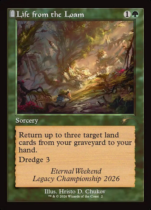Life from the Loam - Retro Frame - Tombstone (Foil)