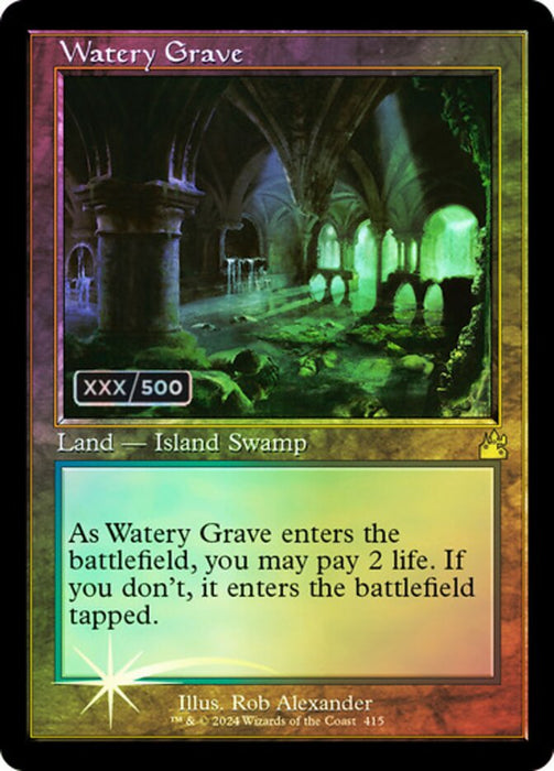 Watery Grave - Retro Frame (Foil)