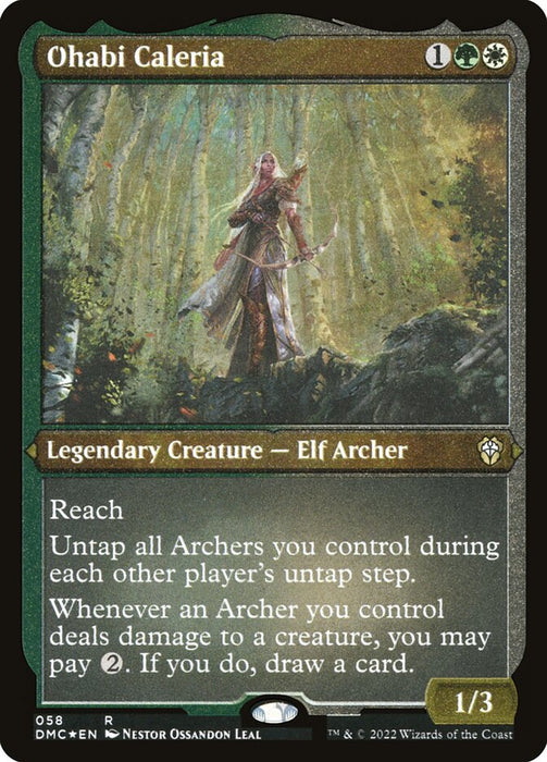 Ohabi Caleria - Etched - Inverted - Legendary - Etched (Foil)