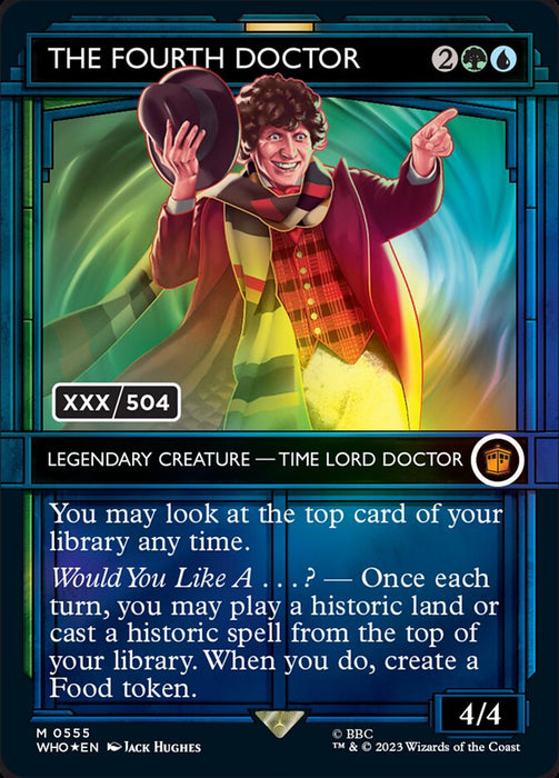 The Fourth Doctor - Borderless - Inverted - Legendary - Showcase (Foil)