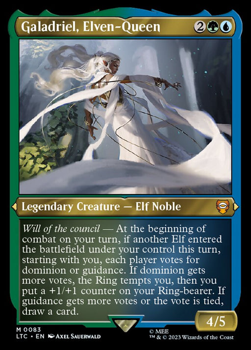 Galadriel, Elven-Queen - Etched - Inverted - Legendary - Etched (Foil)