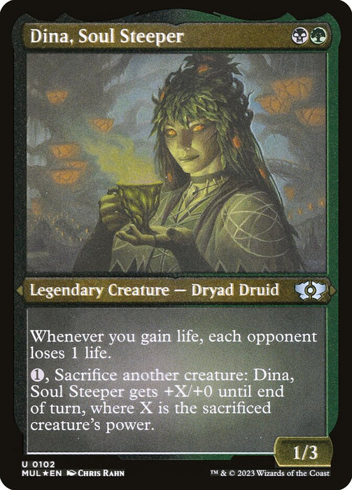 Dina, Soul Steeper - Etched - Inverted - Legendary - Etched (Foil)