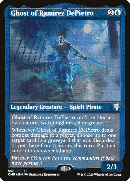 Ghost of Ramirez DePietro - Etched - Inverted - Legendary - Etched (Foil)