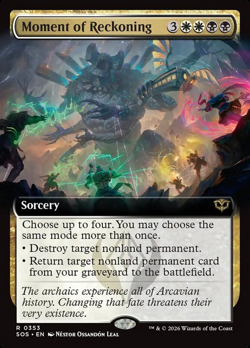 Moment of Reckoning - Extended Art (Foil)