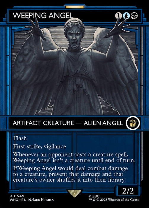 Weeping Angel - Borderless - Inverted - Showcase (Foil)