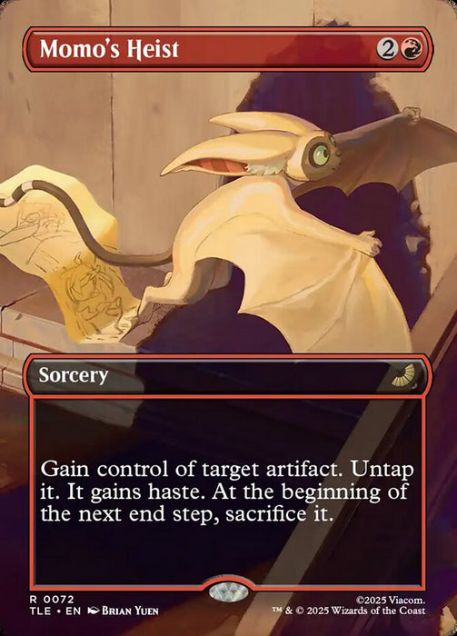 Momo's Heist - Borderless - Full Art - Inverted (Foil)