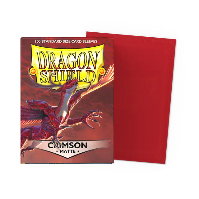 Dragon Shield Matte Sleeves - Crimson