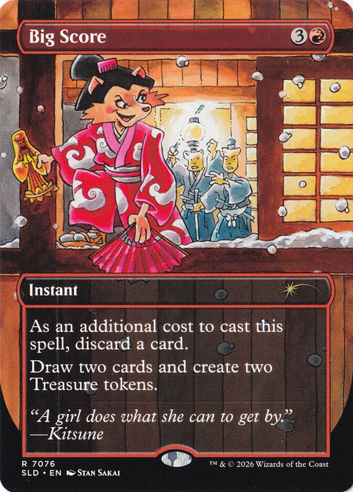 Big Score - Borderless - Full Art - Inverted