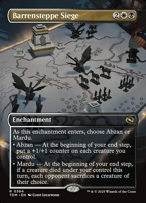 Barrensteppe Siege - Borderless - Full Art - Enchantment - Inverted