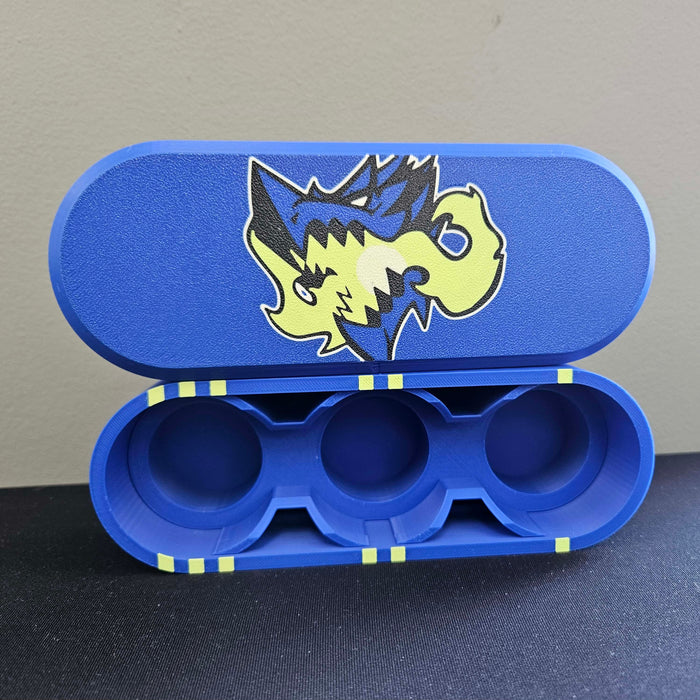 BEYBLADE X, DECK CASE, Buster Dran (rounded) Awesome Essentials