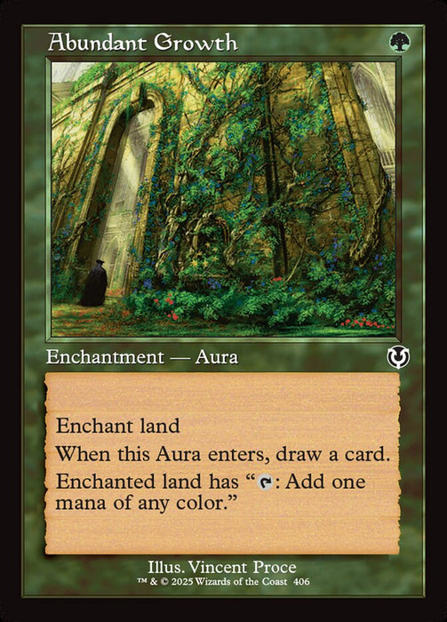 Abundant Growth - Retro Frame - Enchantment