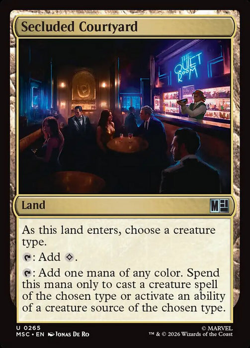 Secluded Courtyard - Surge Foil
