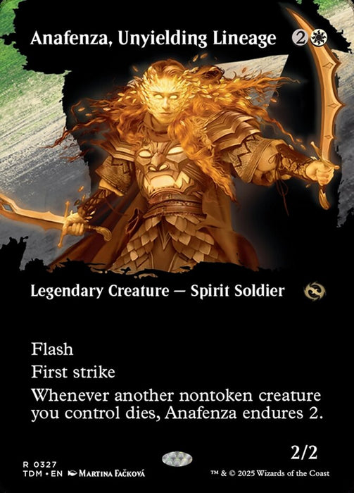 Anafenza, Unyielding Lineage - Borderless - Legendary - Showcase - Inverted (Foil)