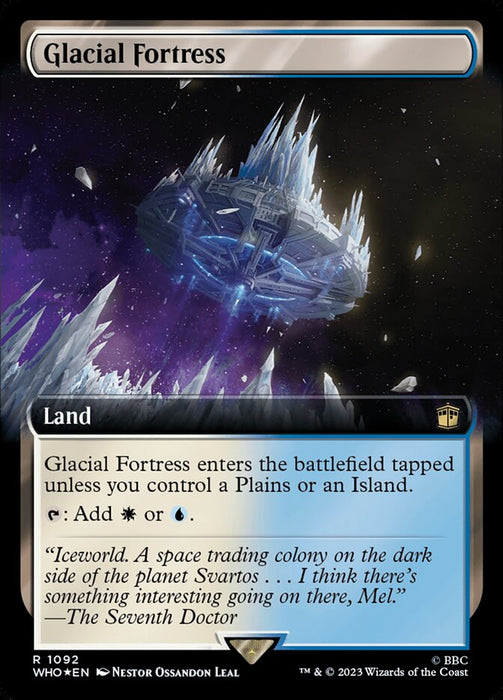 Glacial Fortress - Extended Art - Surge Foil (Foil)