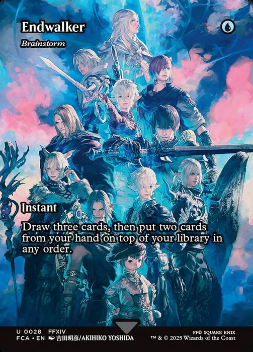 Endwalker - Brainstorm - Borderless - Full Art - Inverted (Foil)
