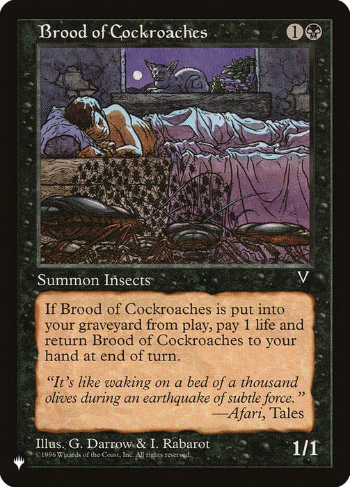 Brood of Cockroaches - Retro Frame