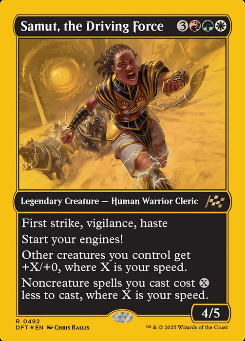 Samut, the Driving Force - Legendary - Inverted (Foil)