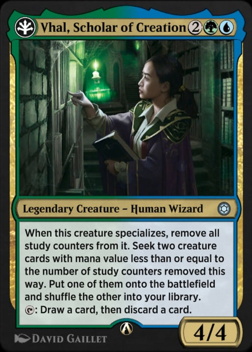 Vhal, Scholar of Creation - Legendary