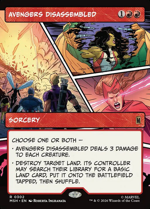 Avengers Disassembled - Borderless - Showcase