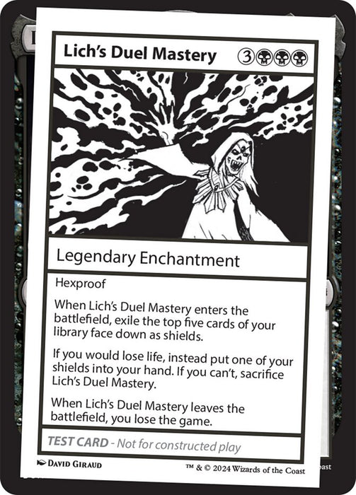 Lich's Duel Mastery - Legendary