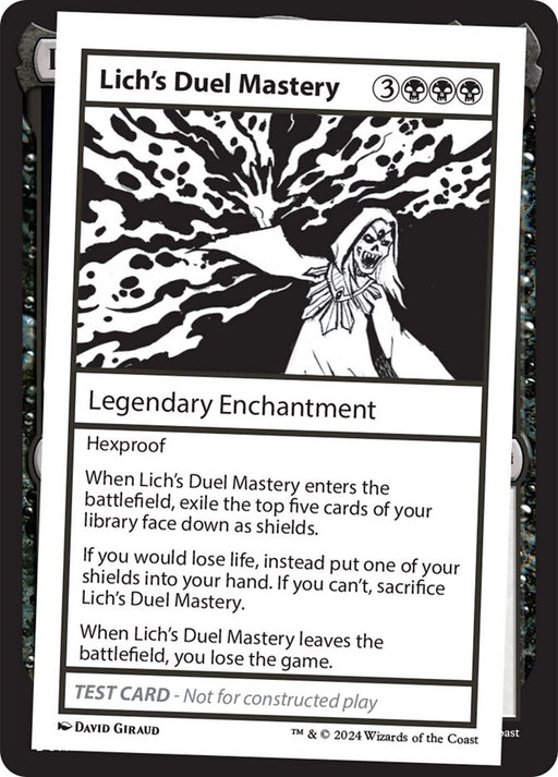 Lich's Duel Mastery - Legendary