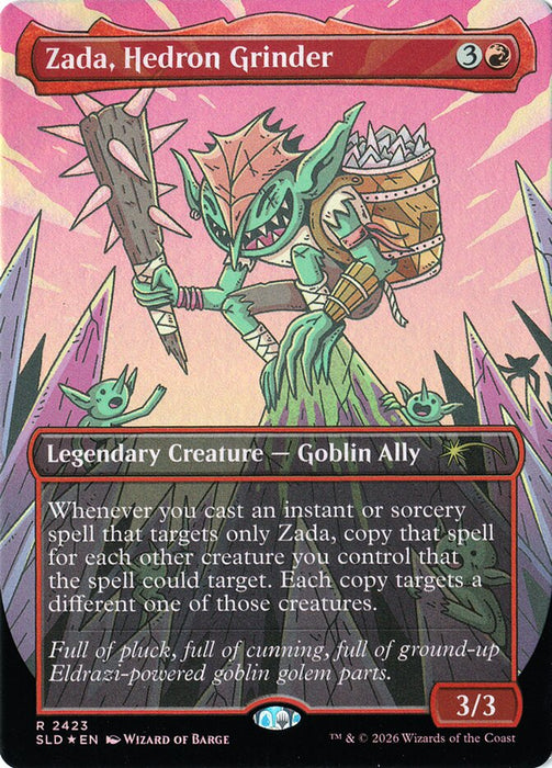 Zada, Hedron Grinder - Full Art - Inverted - Legendary (Foil)