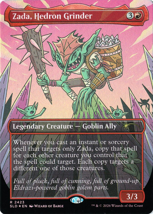 Zada, Hedron Grinder - Full Art - Inverted - Legendary (Foil)