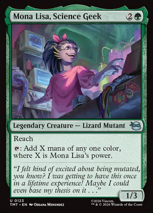 Mona Lisa, Science Geek - Legendary