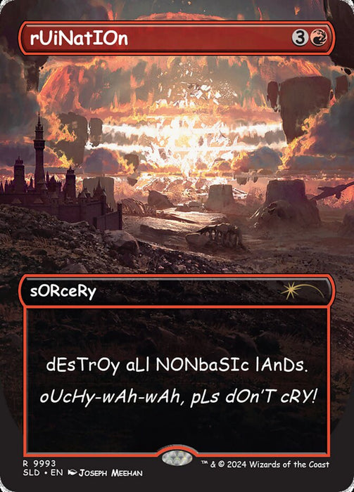 Ruination - Borderless - Full Art - Inverted (Foil)