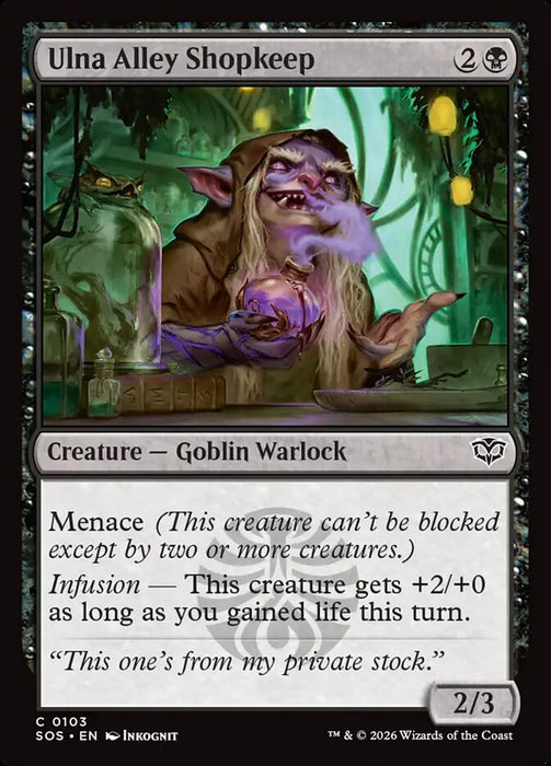 Ulna Alley Shopkeep (Foil)