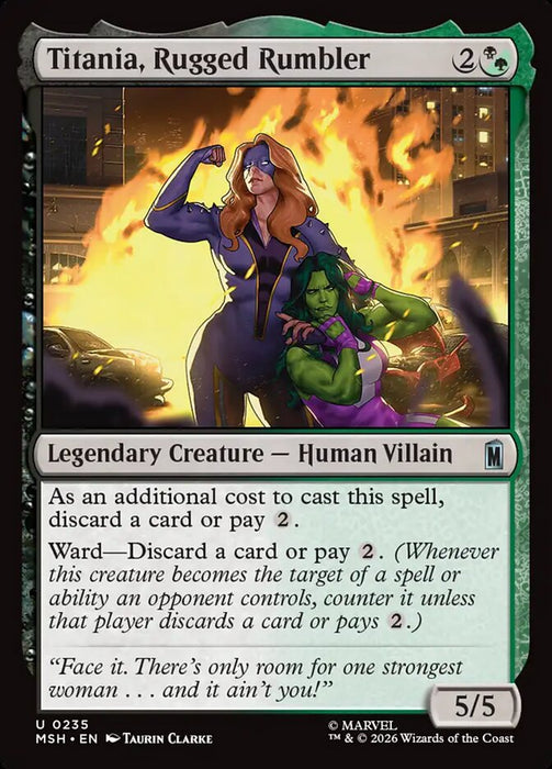 Titania, Rugged Rumbler - Legendary (Foil)