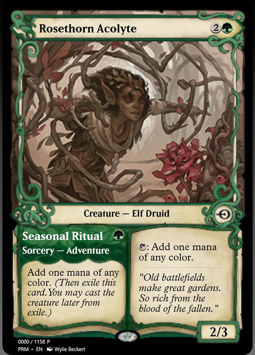 Rosethorn Acolyte // Seasonal Ritual (Foil)